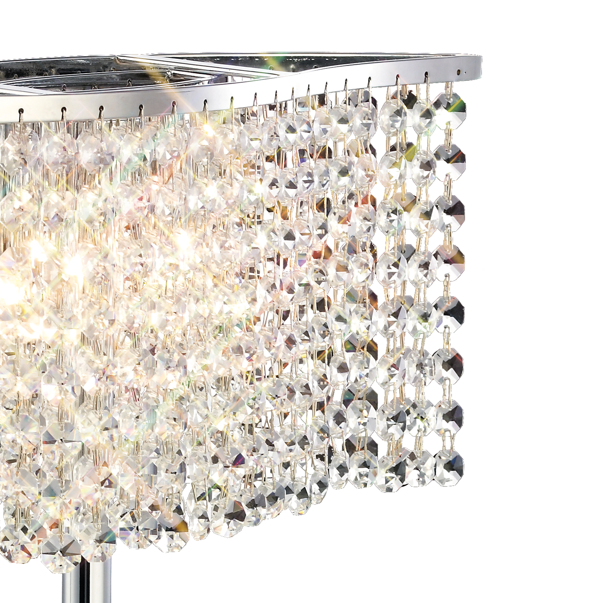 Fabio Crystal Table Lamps Diyas Designer Table Lamps